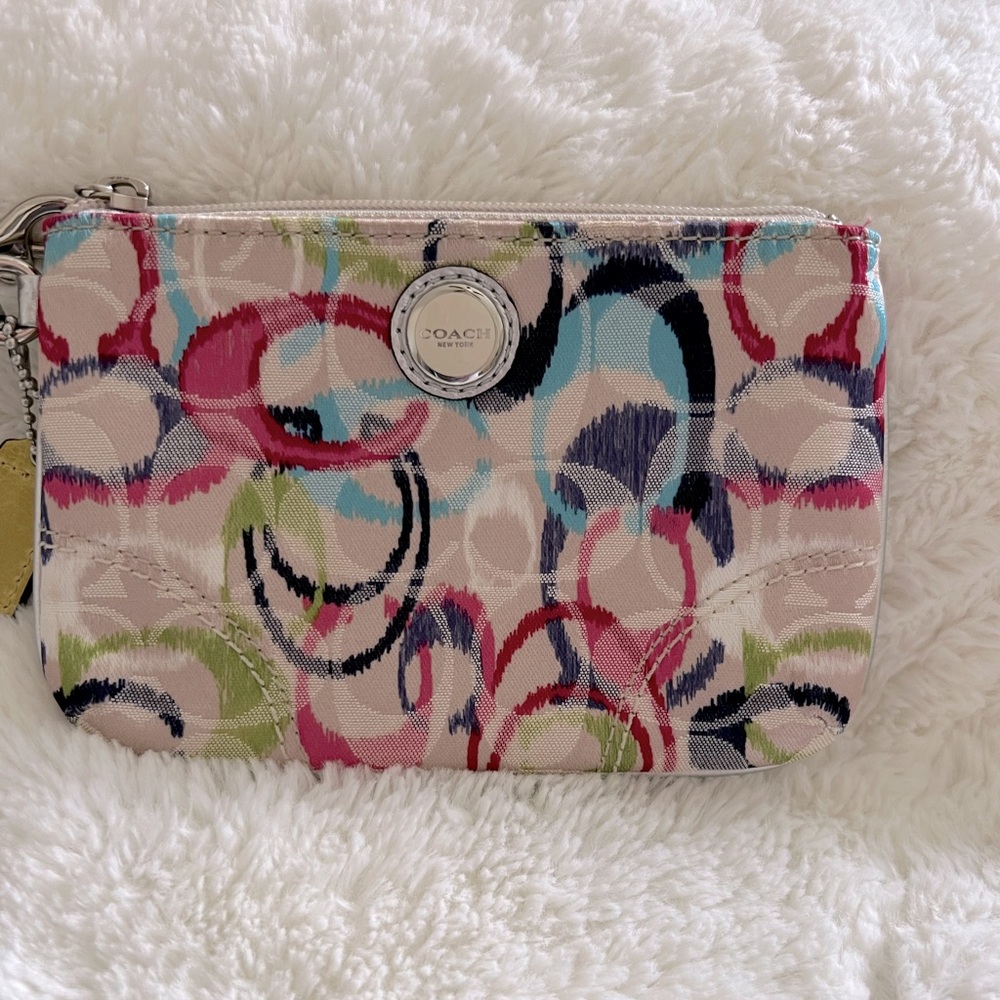Small Coach wristlet.